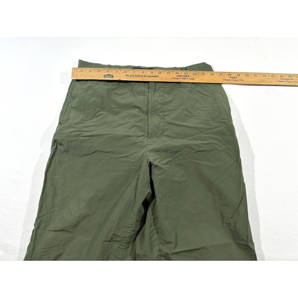 Nicole Fahri Womens Green Cotton Poly Wide Leg Trouser Pants Grunge Sz 34 ITALY - Picture 4 of 14